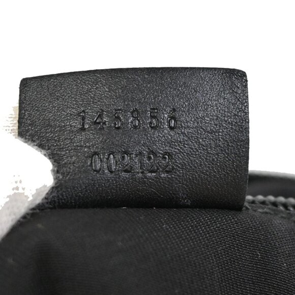 GUCCI Logo GG Pattern Cross Body Shoulder Bag Canvas Leather Black Italy 89EE815 - Picture 16 of 16